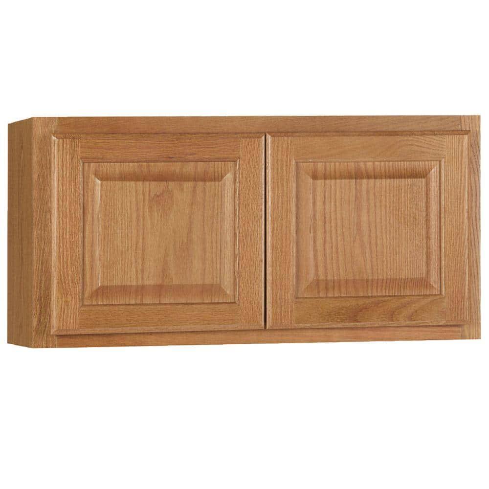 2478235 30 X 15 In. Hampton Wall Bridge Cabinet Oak