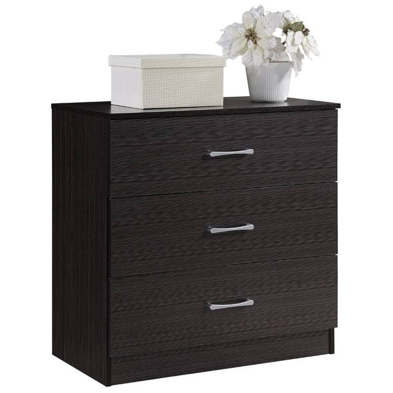 3-Drawer Chest - Chocolate