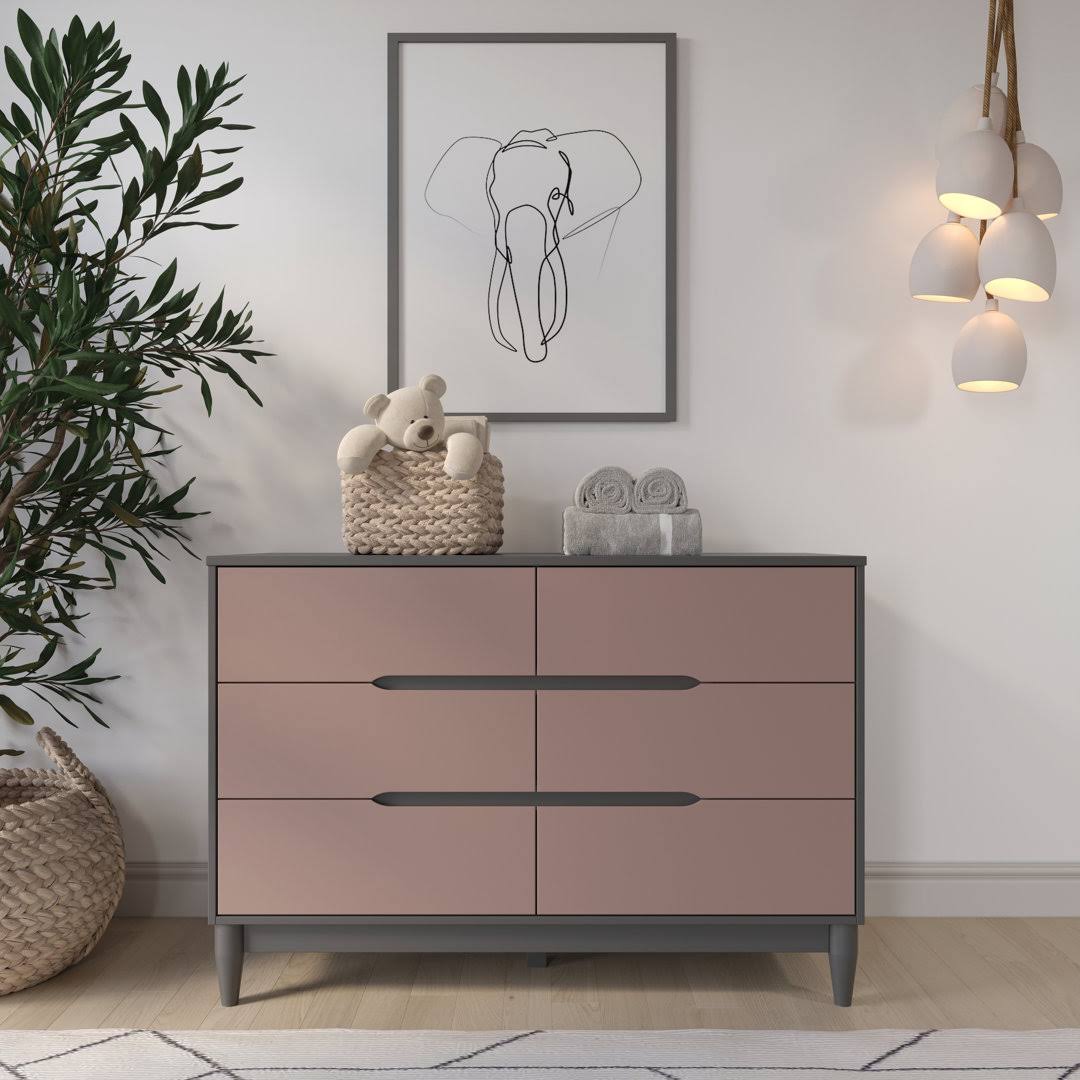 Wynwood Double Dresser - Rose Graphite