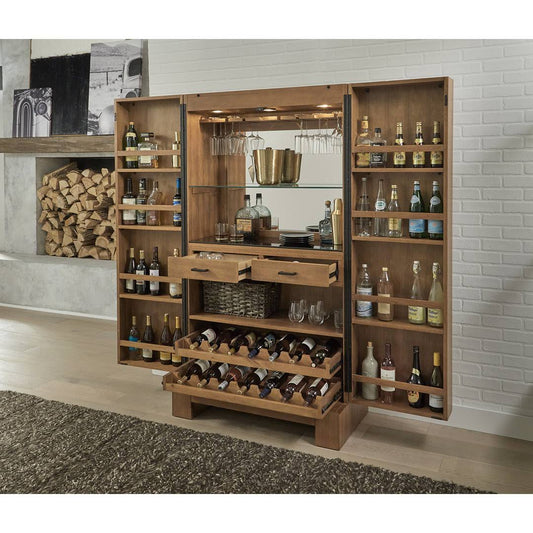 Wine & Spirit Cabinet (Brushed Walnut)