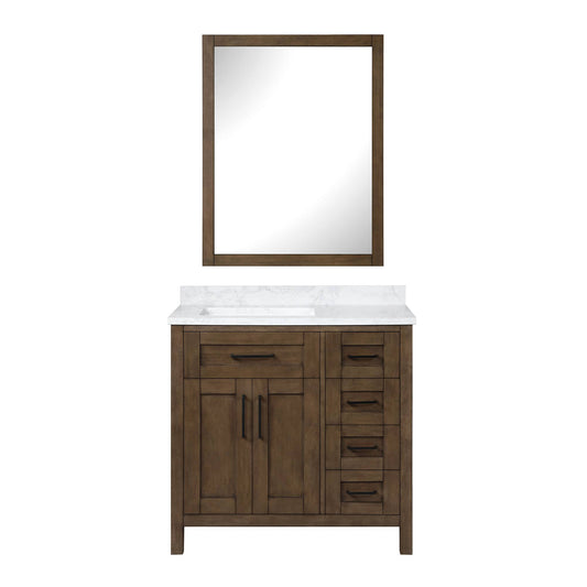 Tahoe 36 In. Almond Latte Vanity With 1 Mirror Included