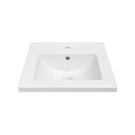 18 Ceramic Square Vanity Sink Top