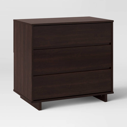 3 Drawer Dresser Espresso -