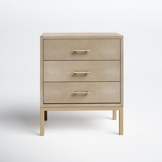 3 Drawer Accent Chest  Color: Natural