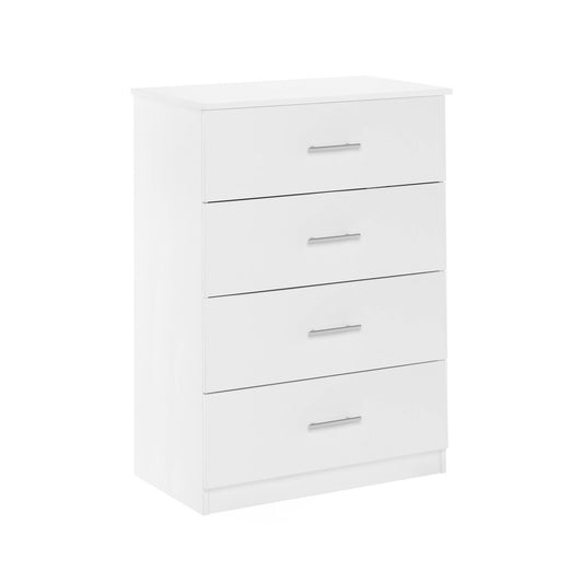 Tidur Simple Design 4-Drawer Dresser With Handle - Americano