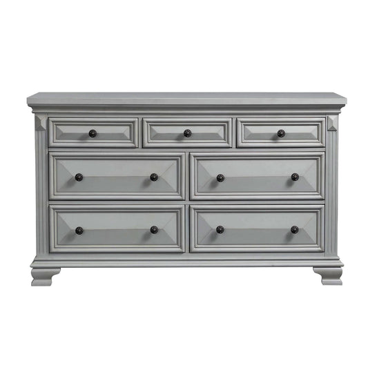 Trent 7-Drawer Dresser In Grey