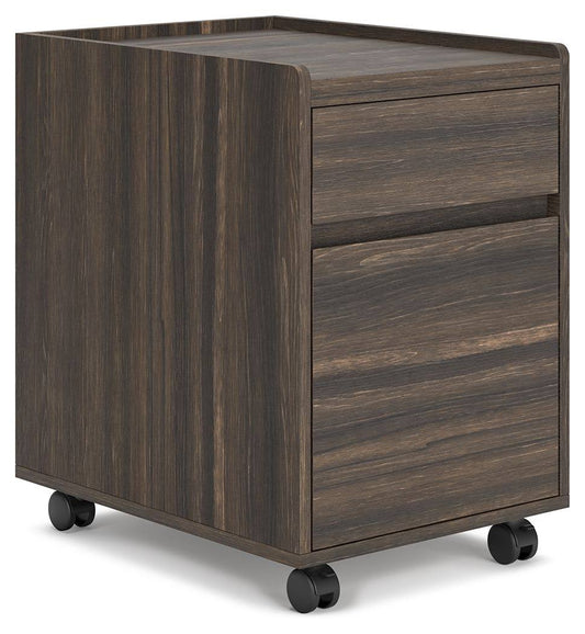 Zendex Dark Brown File Cabinet