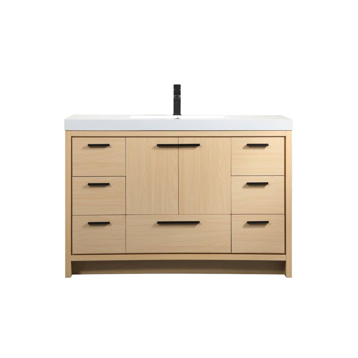 Wyatt 48 Inch Single Bathroom Vanity In Maple