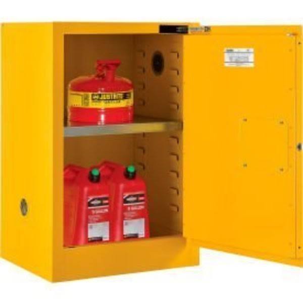 316091 Flammable Cabinet, Self Close Single Door, 12