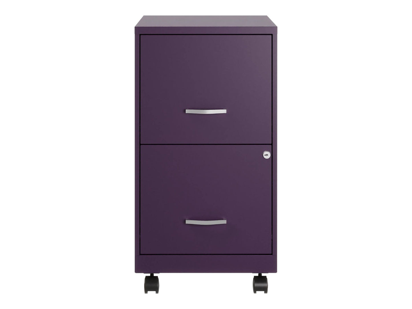 18in 2 Drawer Mobile Smart Vertical File Cabinet Teal