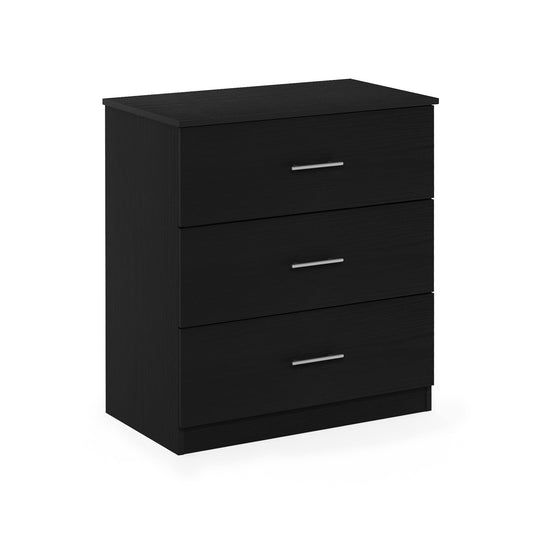 Tidur Simple Design 3-Drawer Dresser With Handle - Americano