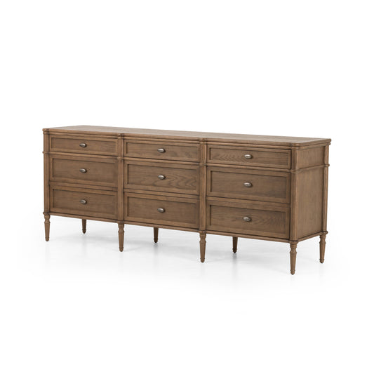 Toulouse 9 Drawer Dresser Toasted Oak