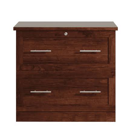 2-Drawer 30w Lateral File Cabinet Spring Oak