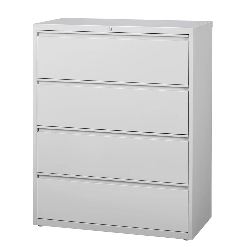 30w 4-Drawer Metal Lateral File Cabinet, Black