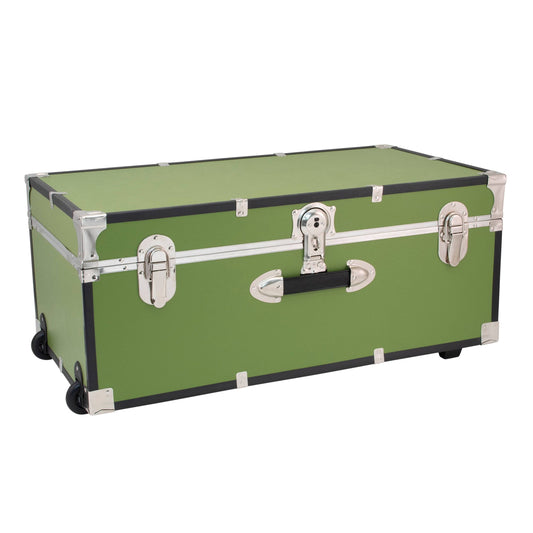 30 In. Seward Explorer Trunk With Wheels & Lock Olive Grove