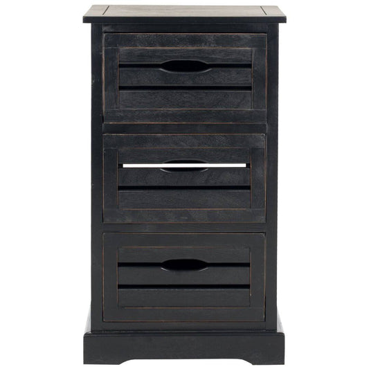 3 Drawer Accent Chest  Color: Black