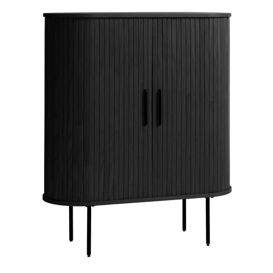 2-Door Accent Cabinet  Color: Black Oak