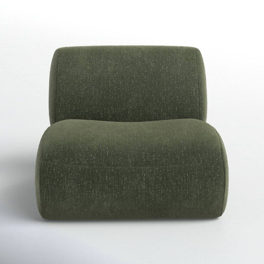 32.75 Swivel Upholstered Accent Chair  Upholstery Color: Mellow Forest Chenille