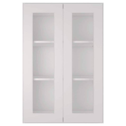 24-In W X 12-In D X 30-In H In Shaker White Plywood Wall Kitchen Cabinet