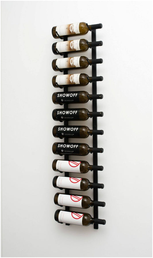 Ws41 W Series 48 Inch 12 Bottle Wall Mounted Wine Rack