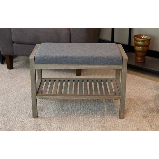 Wood Shoe Storage Bench Winston Porter Color: Natural