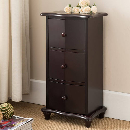 Wood Accent Cabinet - Dark Cherry