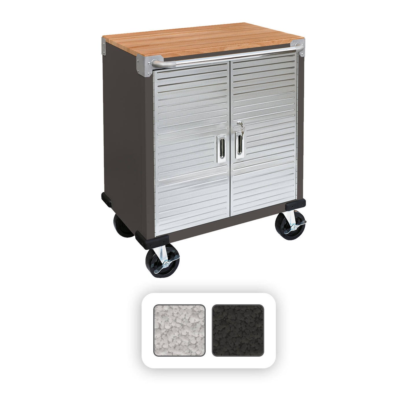 2-Door Rolling Cabinet