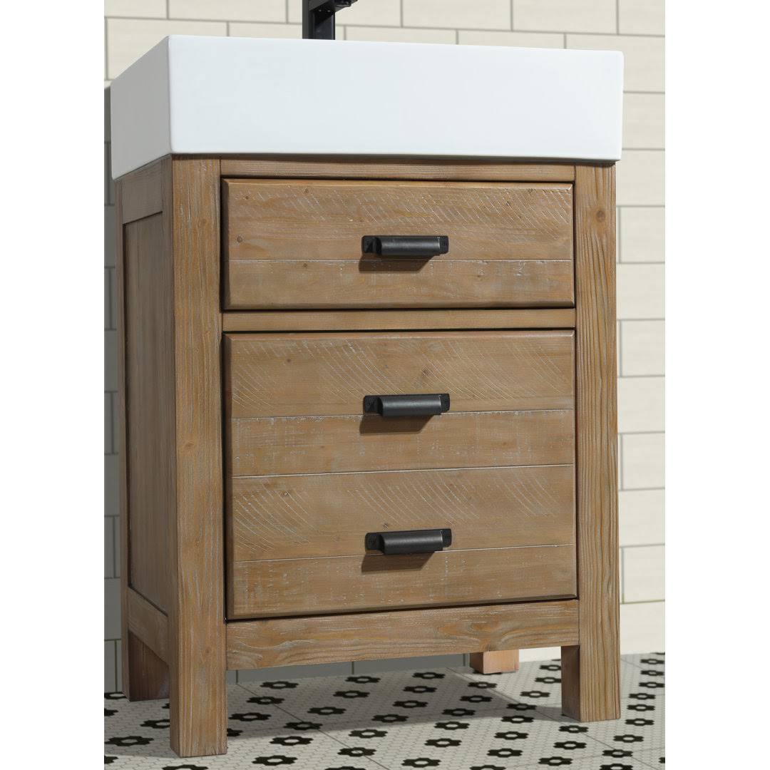 24 Single Bathroom Vanity Set