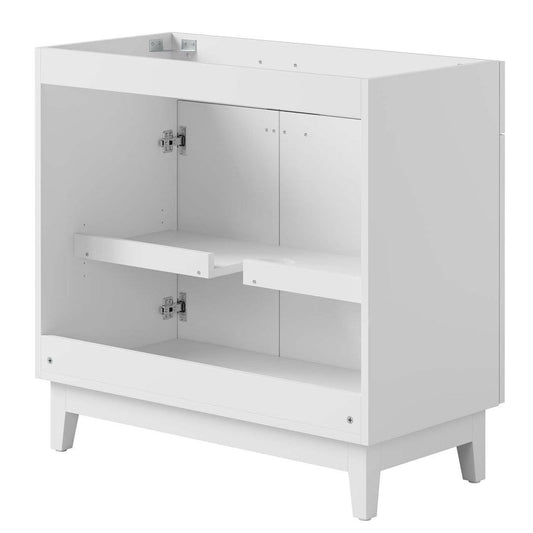 36 Bathroom Vanity Cabinet (Sink Basin Not Included) White